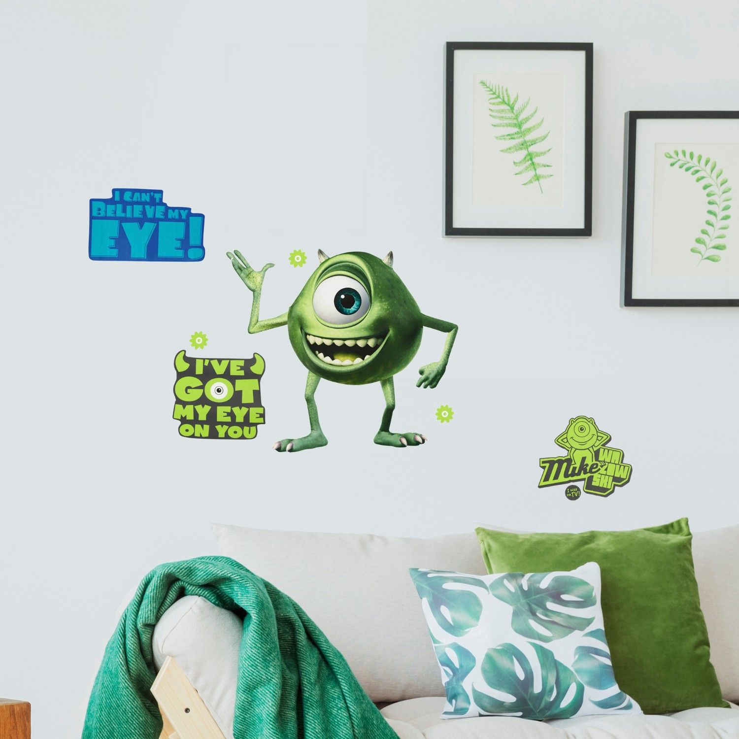 Monsters Inc Giant Mike Wazowski Wall Sticker