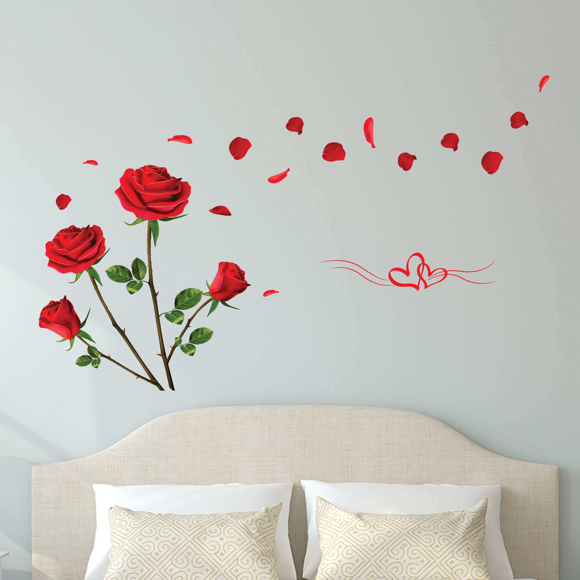 Warmth of rose - Wall Stickers & Decals by Asian Paints