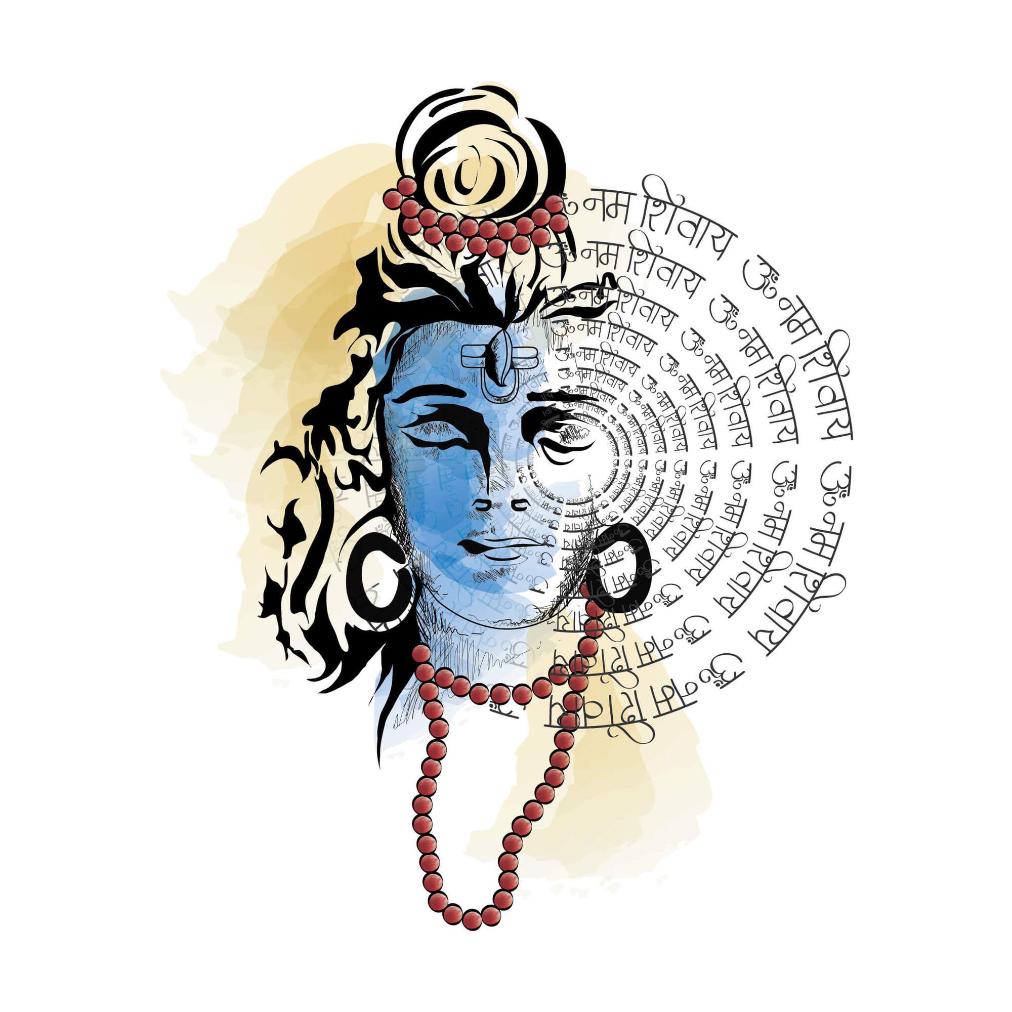The Great Night of Shiva - Wall Stickers & Decals by Asian Paints