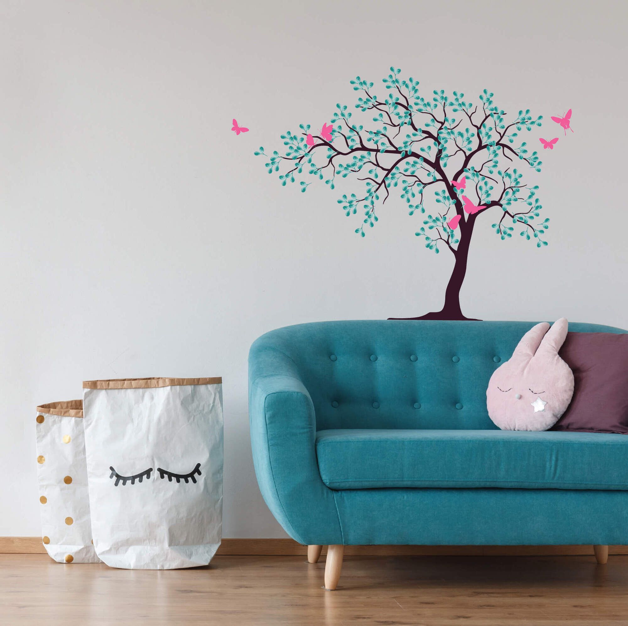 wallpapers Butterfly Wall Painting Images trees butterflies