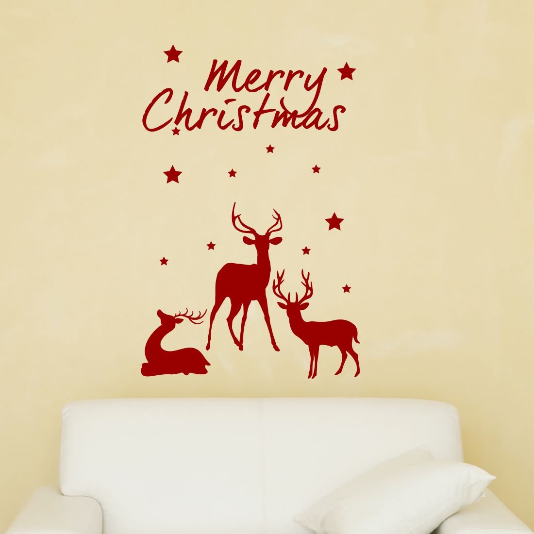 Christmas With Reindeer Wall Stickers & Decals by Asian Paints