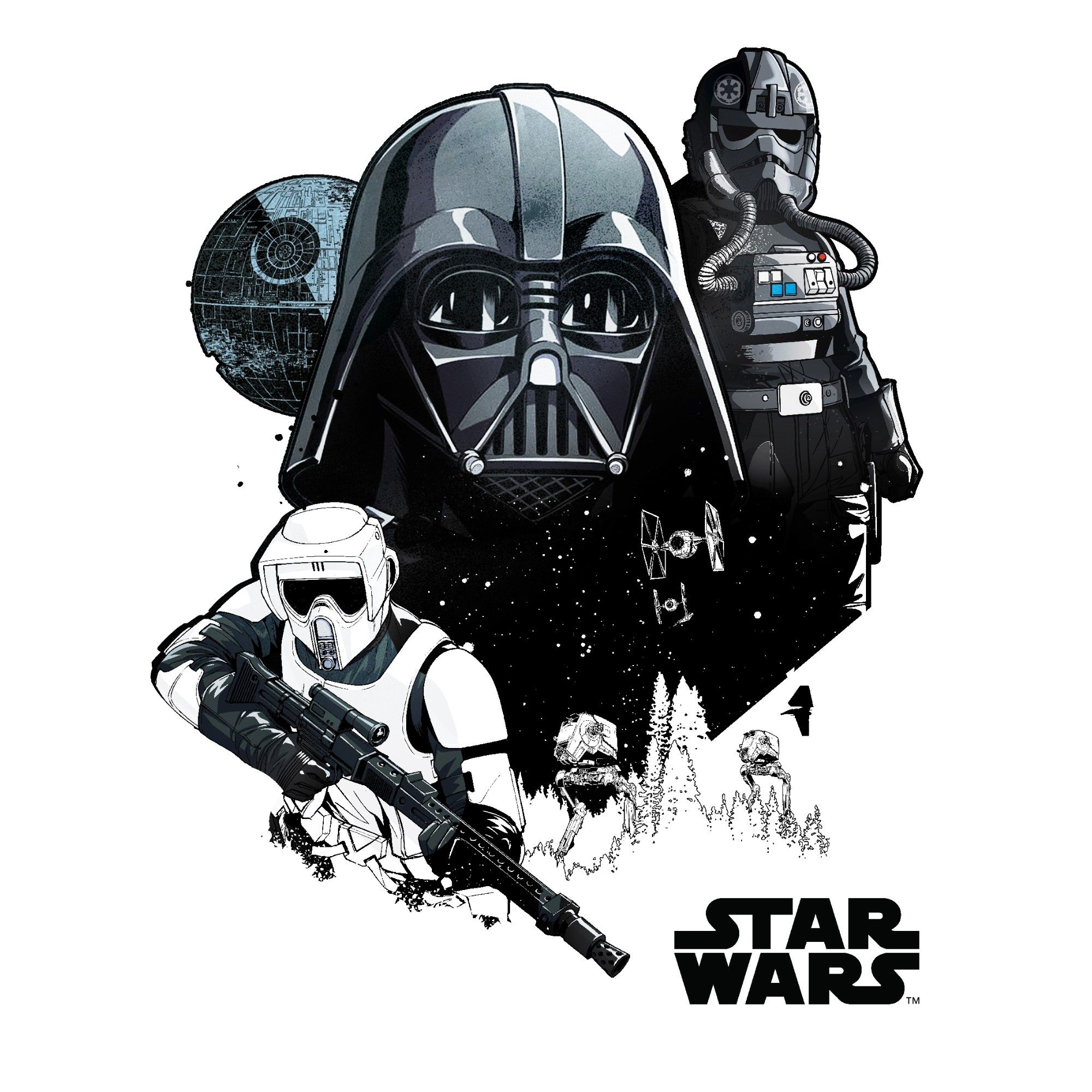 Star Wars Darth Vader Grand Army Wall Sticker