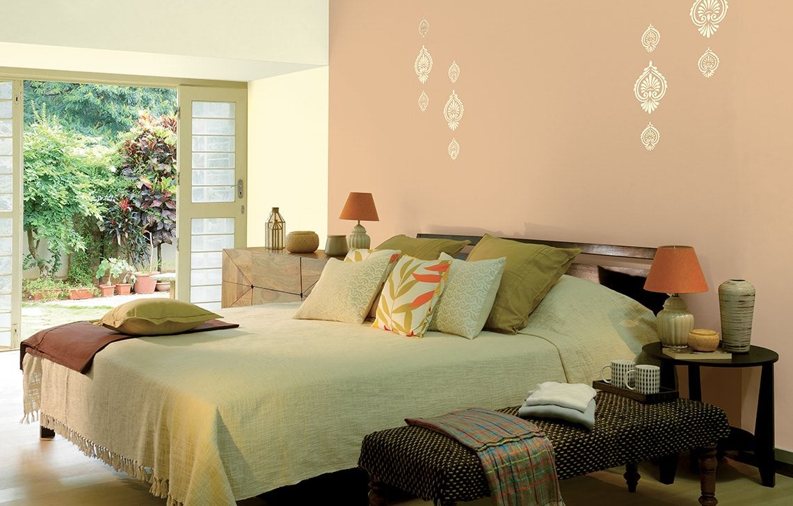 bedroom colors asian paints