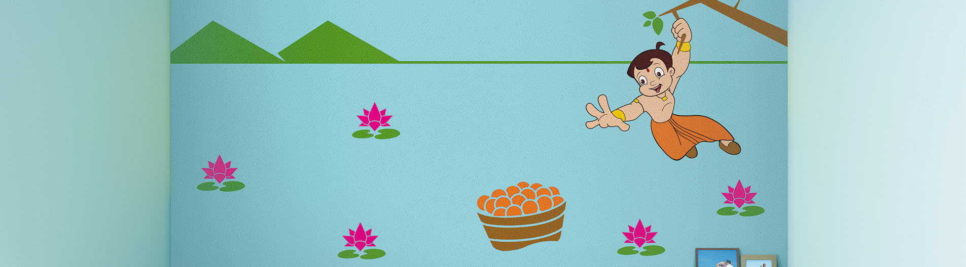 Kid S Room Wall Painting Design Ideas Kids World Décor Asian Paints Come Play With Chhota Bheem And Friends