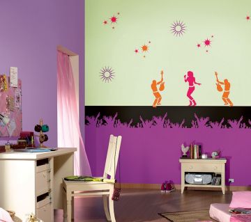 Glow Themes For Kids Room Wall Painting Asian Paints