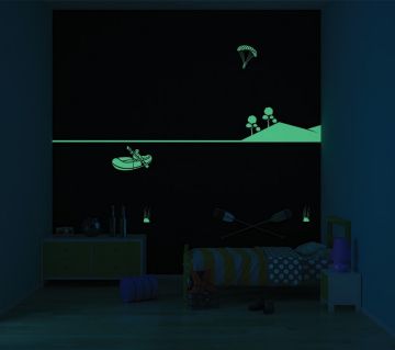 Glow Themes For Kids Room Wall Painting Asian Paints
