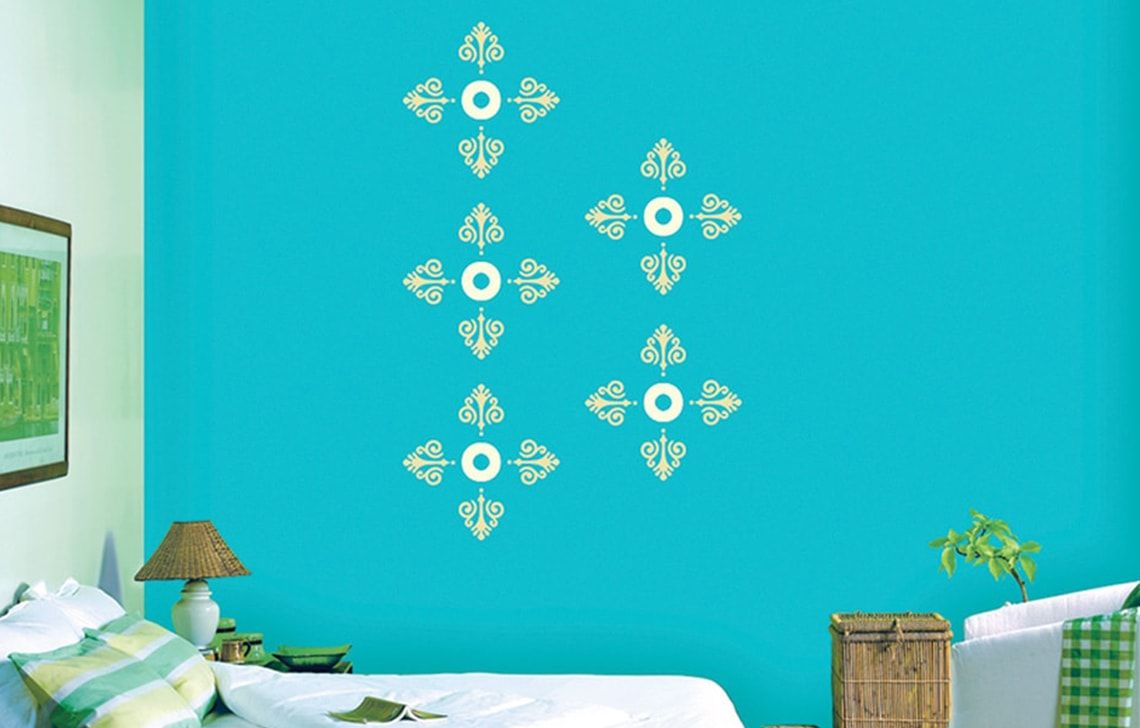 Designer Range Of Wall Painting Stencils For Your Home Asian Paints Offer 1