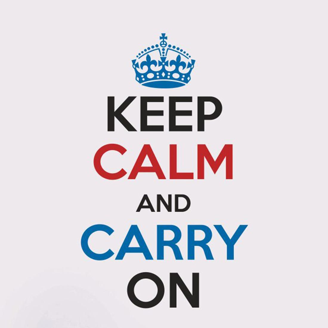 Keep Calm Quotes Carry On - Wall Stickers & Decals by Asian Paints