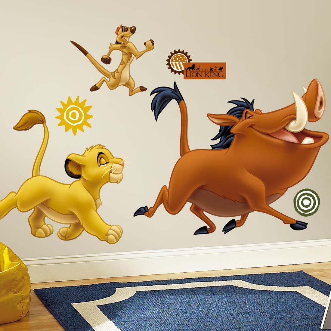 Asian Paints Wall Ons Original Disney The Lion King Timon And
