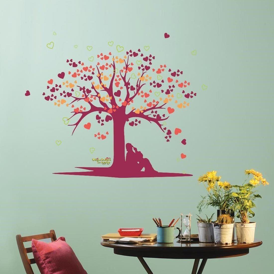 Asian Paints Wall Ons Original Nature Tree Of Love Wall Sticker