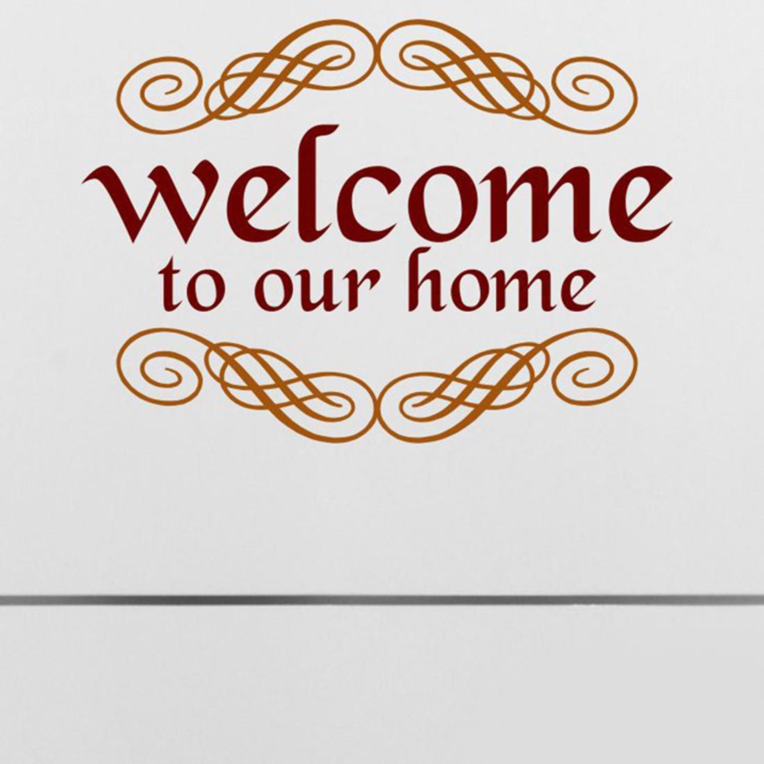 Our Entrance Door Welcome Wall Sticker - Online Shop Asian Paints