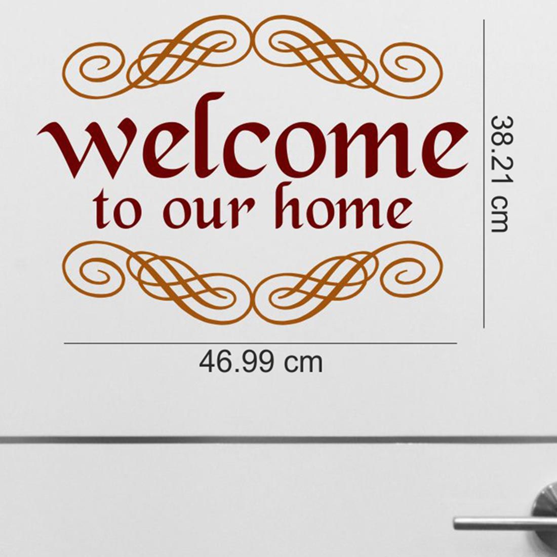 Our Entrance Door Welcome Wall Sticker - Online Shop Asian Paints