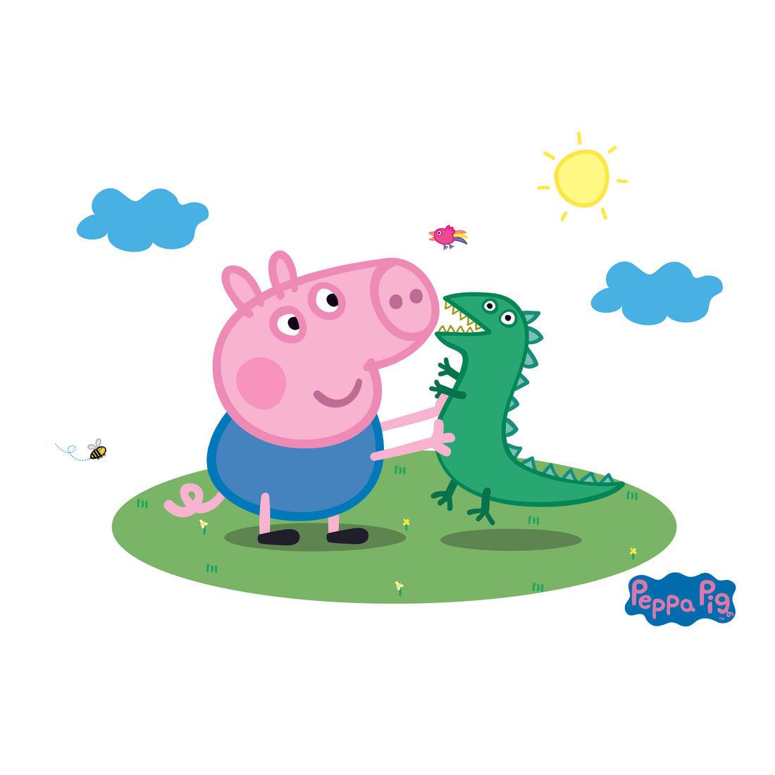 george pig and dinosaur