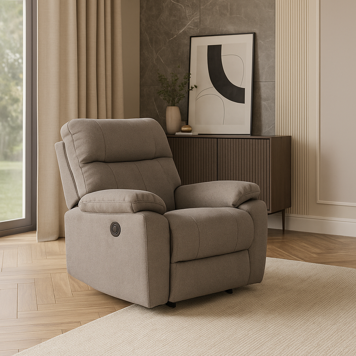 Valkyrie Manual Recliner - D.Grey Fabric