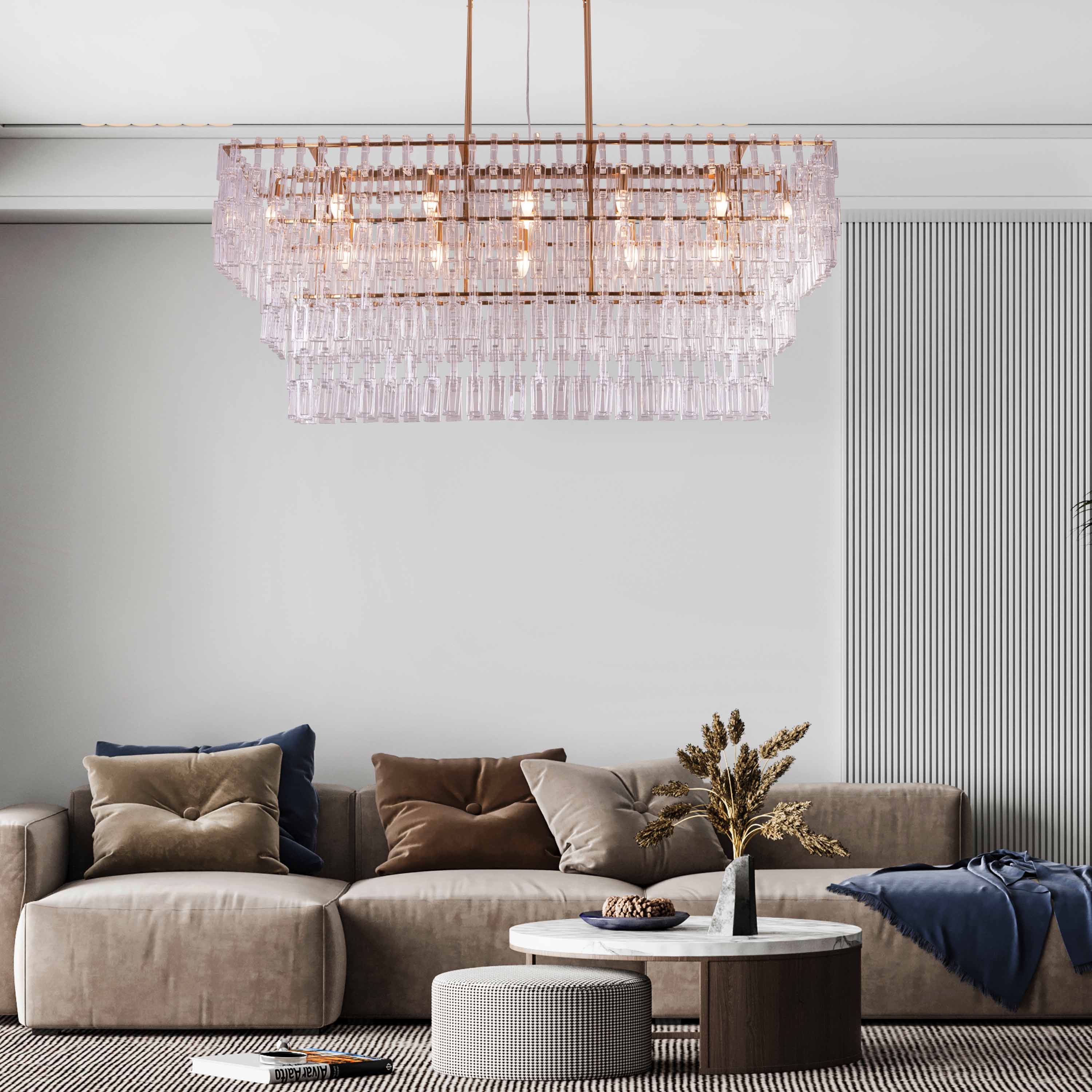 Love Has Limits Crystal Chandelier
