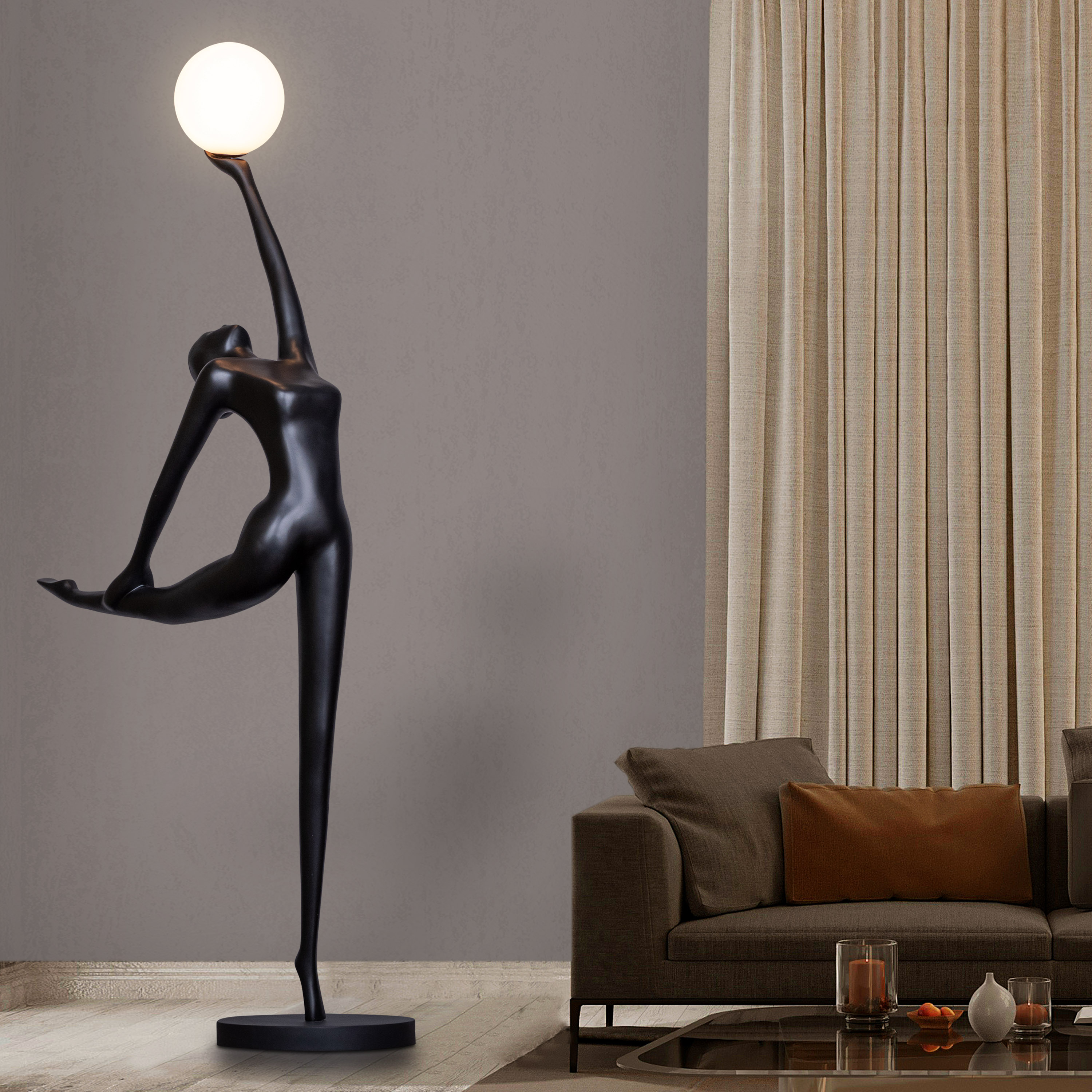 Smell The Roses Sculpture Floor Lamp
