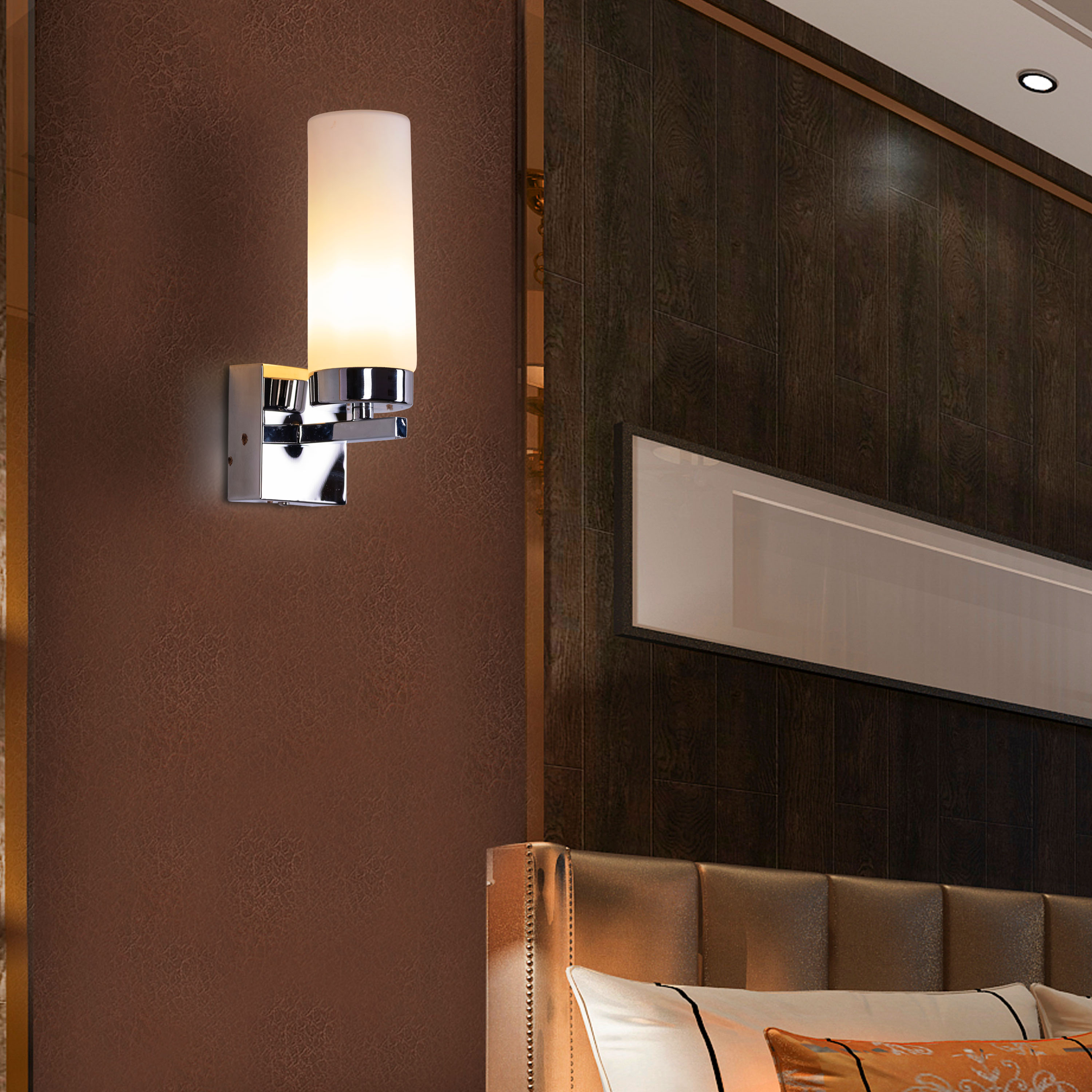 Just Say Yes Stainless Steel Vanity Light