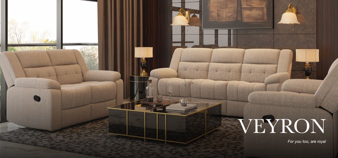 Veyron 2S Recliner - Beige