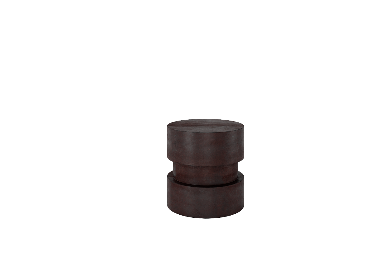 Larkin Leather Stool