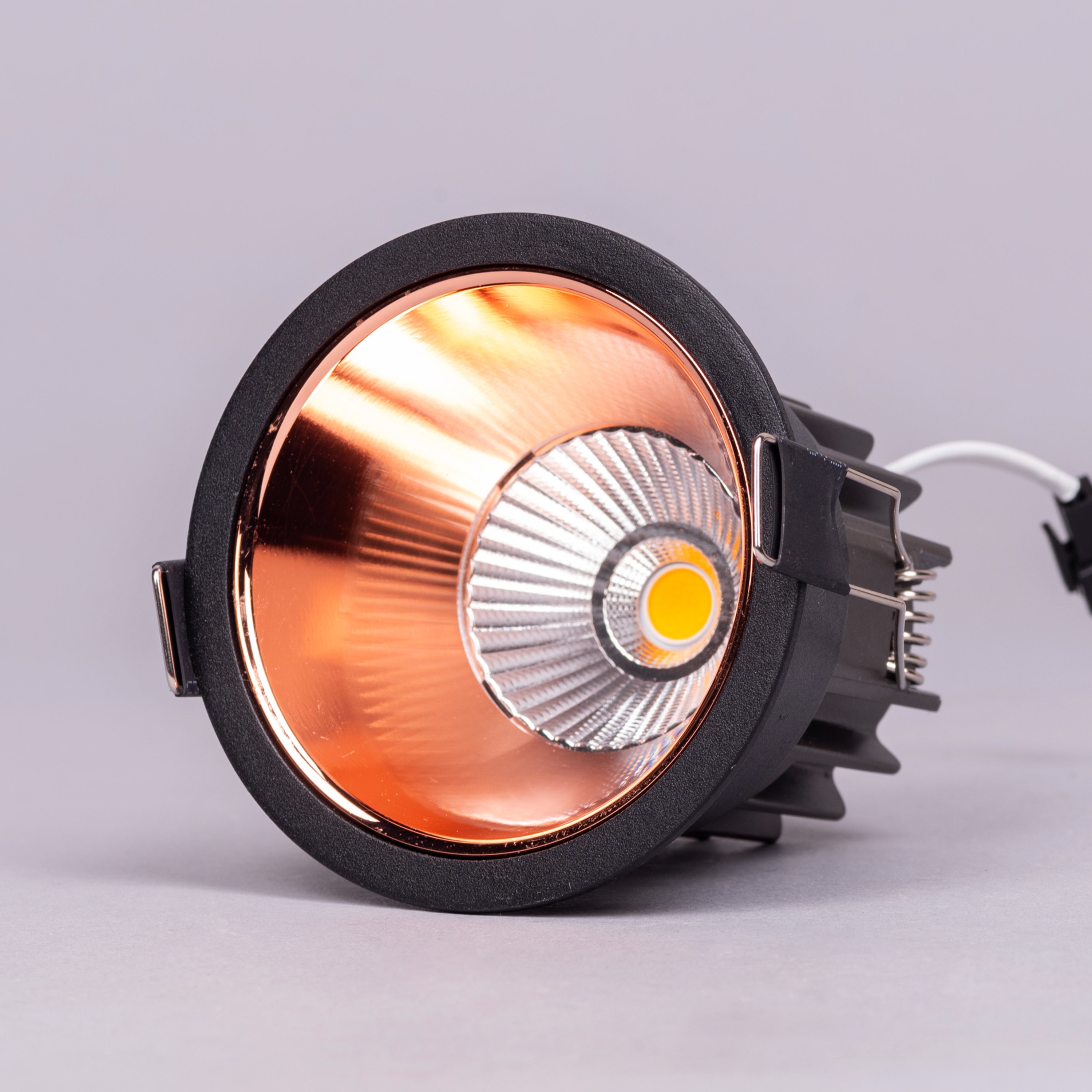 Zenith- 12W Black/Rose Gold (3000K, 36Â° Beam Angle) Recess LED