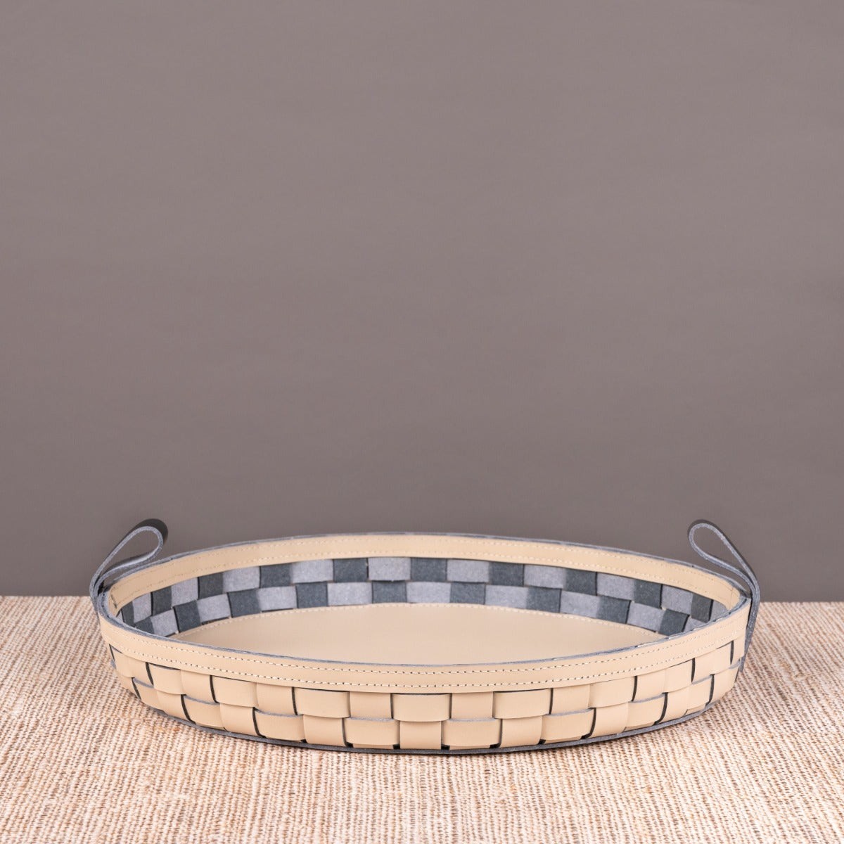 Is It Enough (Cream) Leather Tray