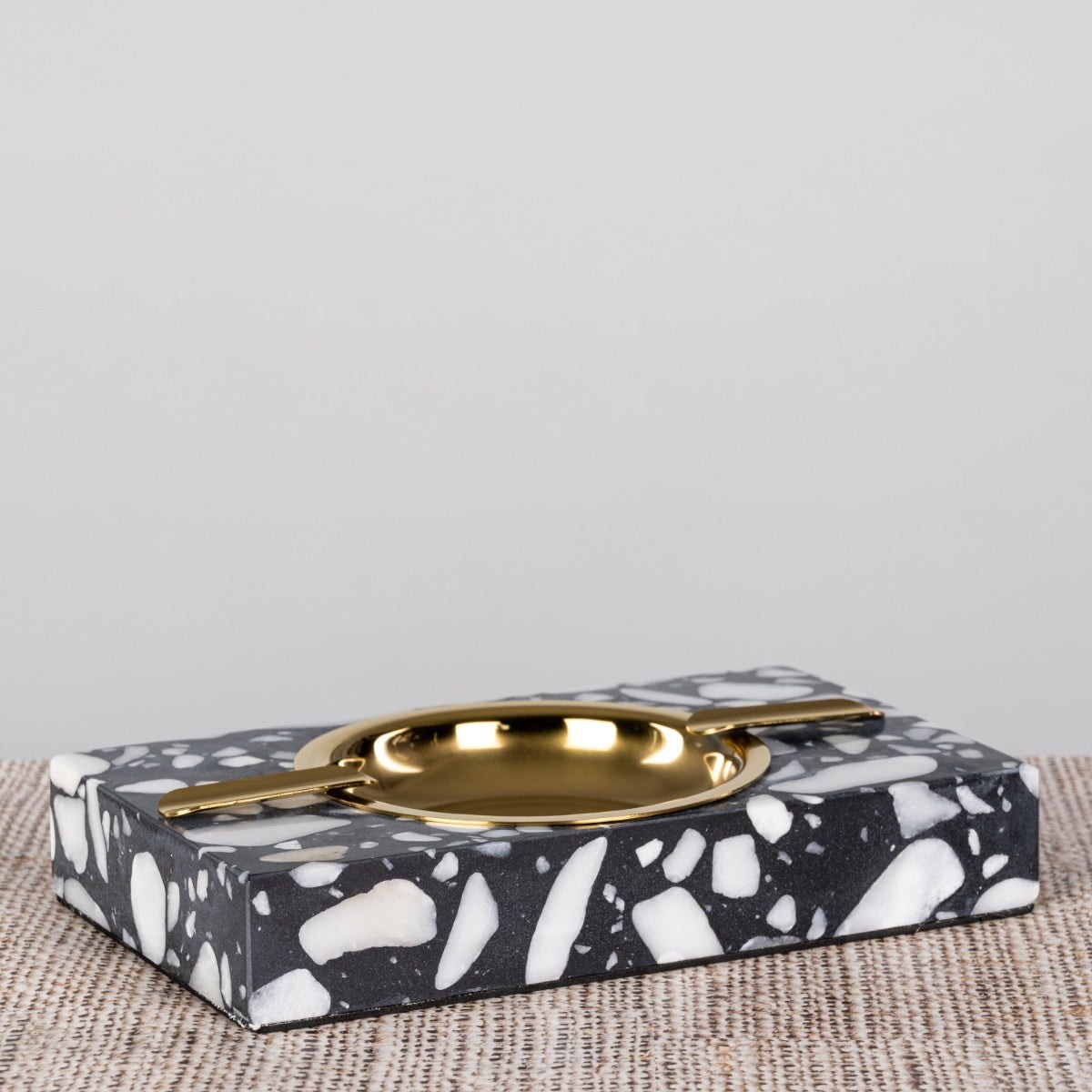Ashen (Grey / Black) Marble Ashtray
