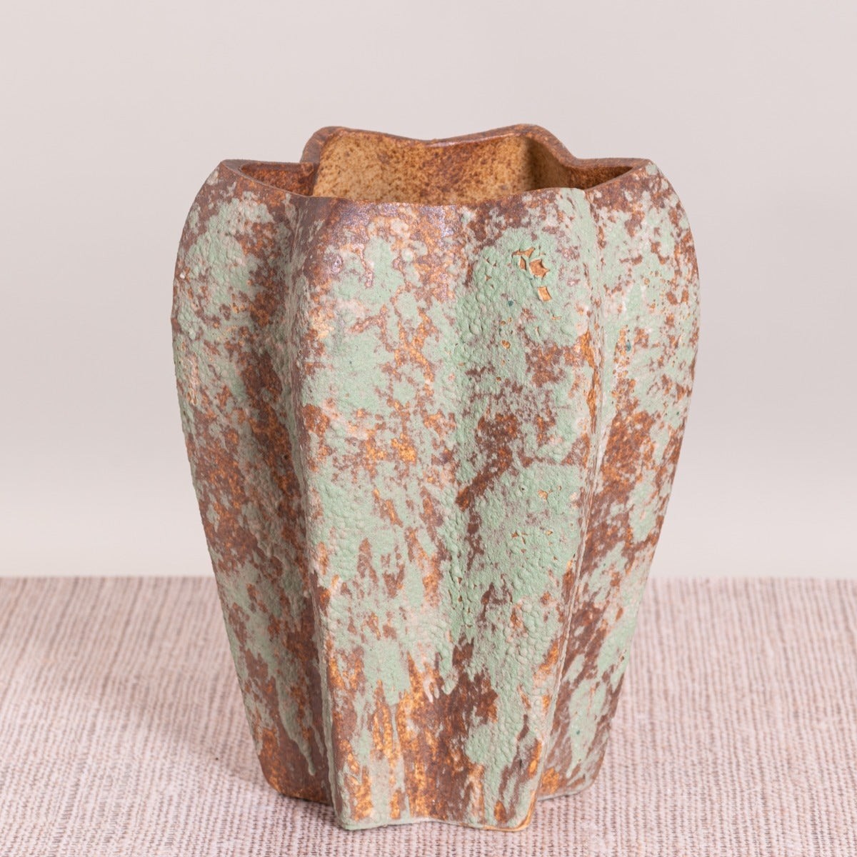 Tried & Timeless (Pistachio Pudding / Holland Tulip & Dark Brown) Ceramic Planter