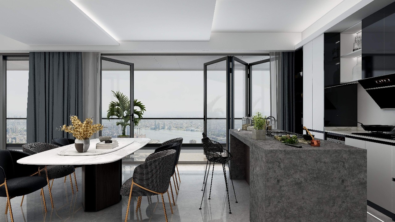 SV70 Aluminum Folding Doors
