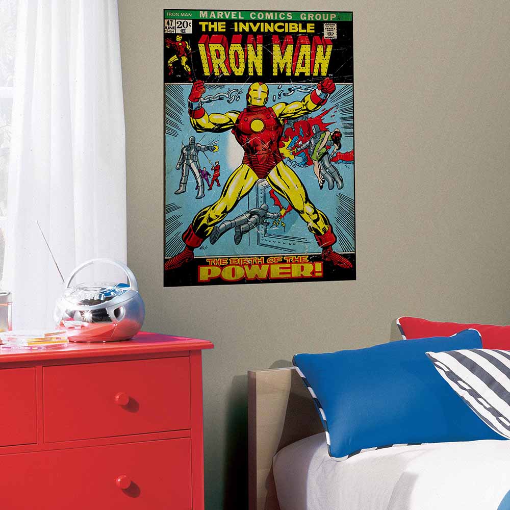 Comic Book Cover Iron Man Peel Stick Comic Book Cover Nilaya