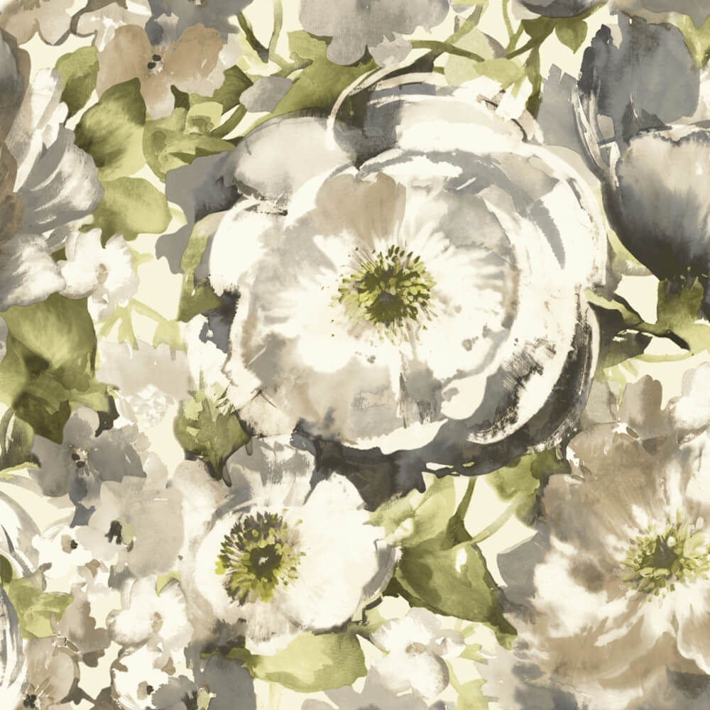 watercolor poppy designer wallpaper