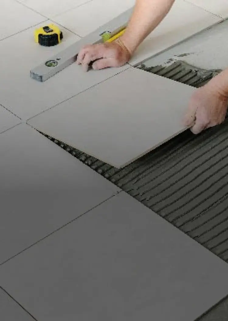 Tile installation with no gaps