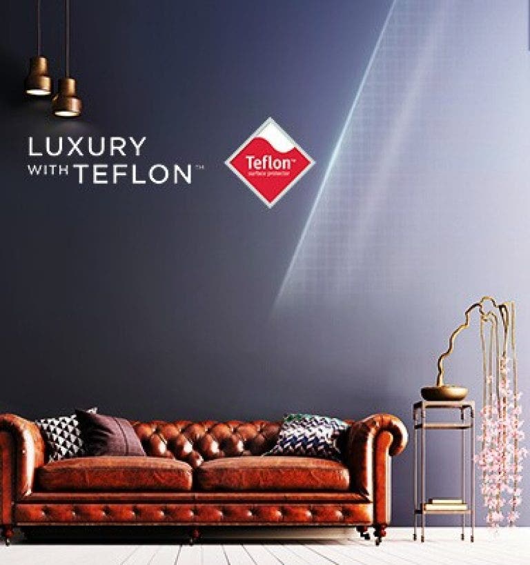 Luxury with Teflon creating an invisible layer - Asian Paints