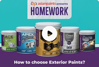 Tips to choose the correct paint for exterior walls.