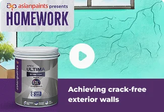 Fix Cracks on Exterior walls with Ultima Stretch.
