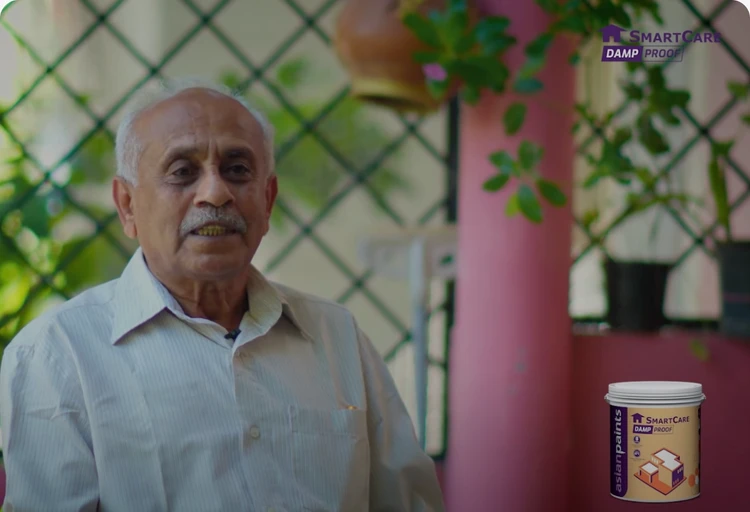 Customer testimonial for terrace waterproofing by Asian Paints